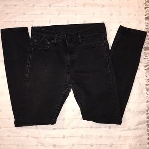 510 Levi black jeans!